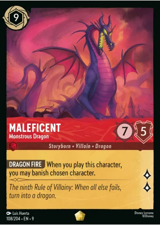 Maleficent - Monstrous Dragon #108/204 — Fabled