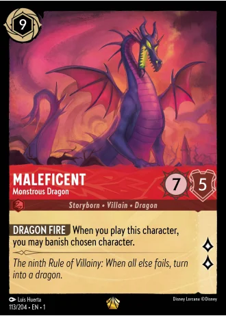 Maleficent - Monstrous Dragon #113/204 — The First Chapter