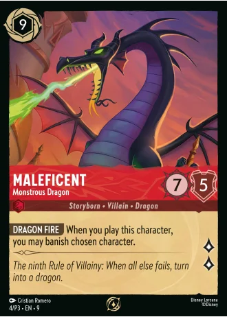 Maleficent - Monstrous Dragon #4/204 — Fabled