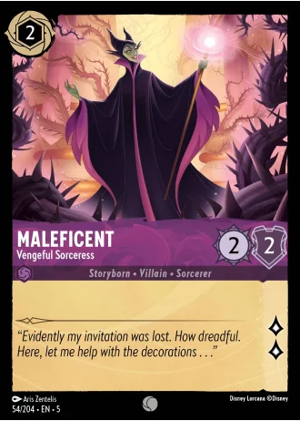 Maleficent - Vengeful Sorceress #54/204 — Shimmering Skies