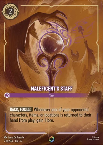 Maleficent's Staff #210/204 — Azurite Sea