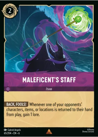 Maleficent's Staff #65/204 — Azurite Sea