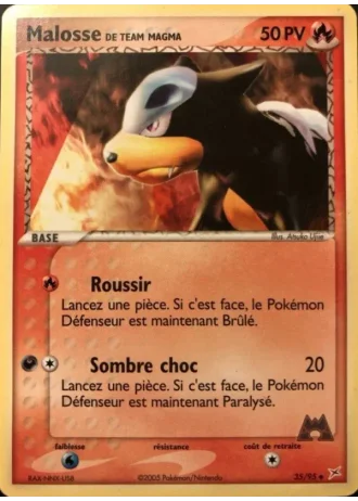 Malosse de Team Magma #35 — EX Team Magma vs Team Aqua