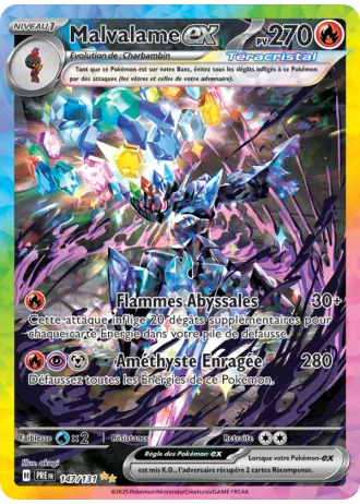 Malvalame ex #147/131 — Évolutions Prismatiques
