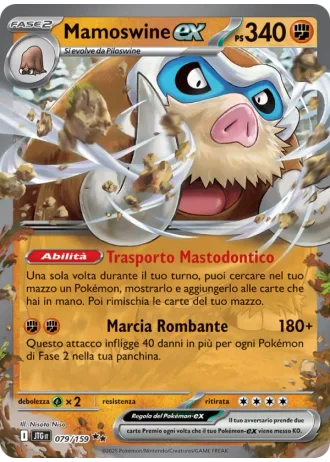 Mamoswine ex #079/159 — Avventure Insieme