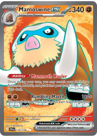 Mamoswine ex #174 — Journey Together