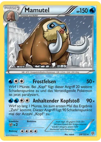Mamutel #28/135 — Plasma-Sturm