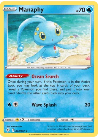 Manaphy #24 — Shining Fates