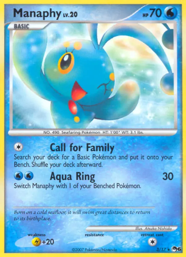 Manaphy #3 — POP Series 6