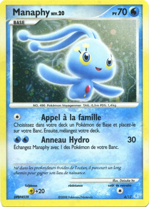 Manaphy #4 — DP Kit dresseur (Manaphy)