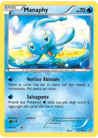 Manaphy #56/160 — Scontro Primordiale