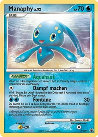 Manaphy #8/100 — Majestätischer Morgen