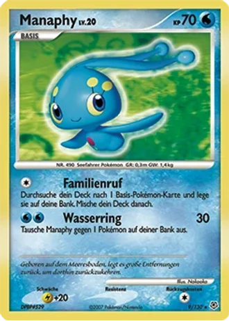 Manaphy #9/130 — Diamant & Perl