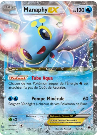Manaphy EX #32/122 — Rupture Turbo