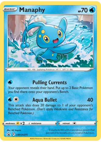 Manaphy SWSH275 — Sword & Shield Promos
