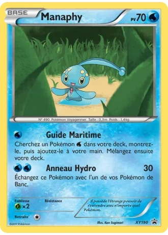 Manaphy XY190 — XY Promos