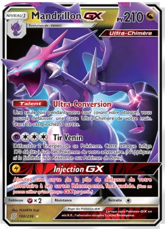 Mandrillon GX #160/236 — Harmonie des Esprits