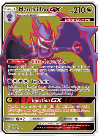 Mandrillon GX #230/236 — Harmonie des Esprits