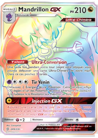 Mandrillon GX #249/236 — Harmonie des Esprits