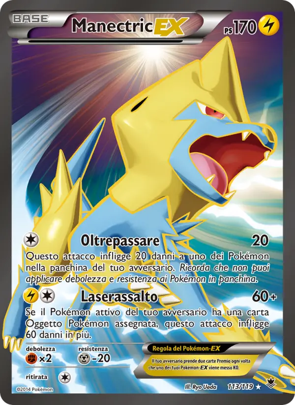 Manectric EX #113 — Forze Spettrali