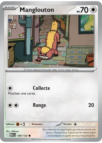Manglouton #109/132 — Méga-Évolution
