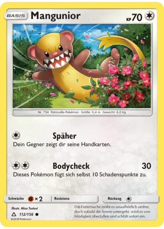 Mangunior #112/156 — Ultra-Prisma