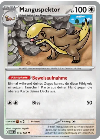 Manguspektor #110/132 — Mega-Entwicklung