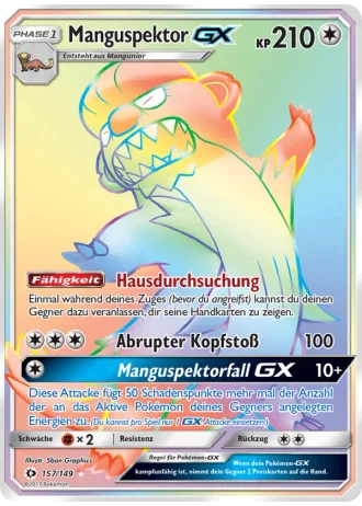 Manguspektor GX #157/149 — Sonne & Mond