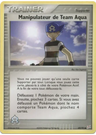 Manipulateur de Team Aqua #69/95 — EX Team Magma vs Team Aqua