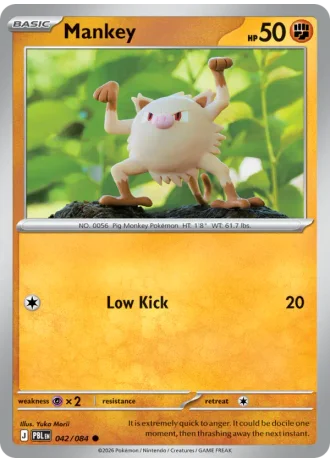 Mankey #042 — Pitch Black