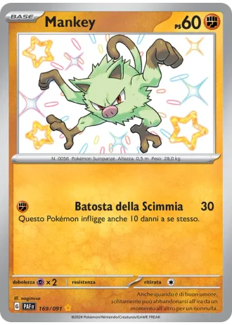Mankey #169 — Destino di Paldea