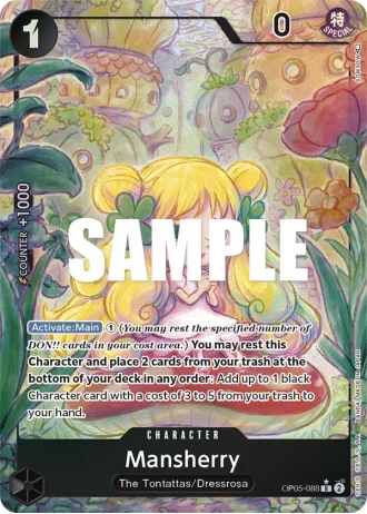 Mansherry (OP05-088) (Alternative Art) — Awakening of the New Era (OP05)