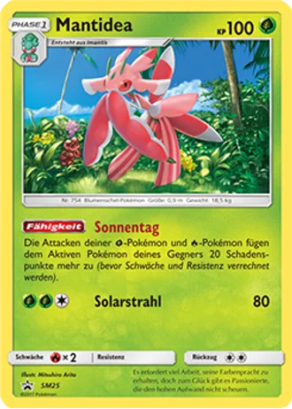 Mantidea SM25 — Sonne & Mond Promos