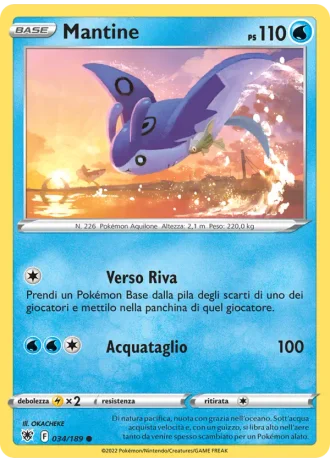 Mantine #034/189 — Lucentezza Siderale