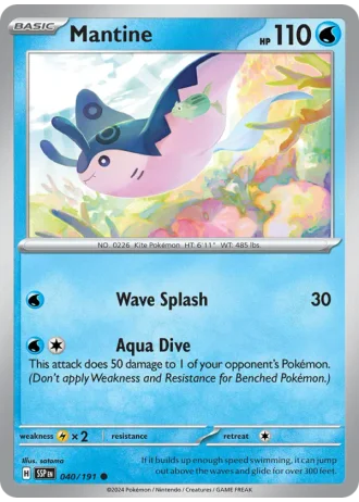 Mantine #040/191 — Surging Sparks
