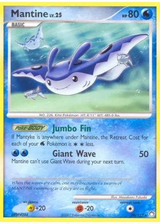 Mantine #29/123 — Tesori Misteriosi