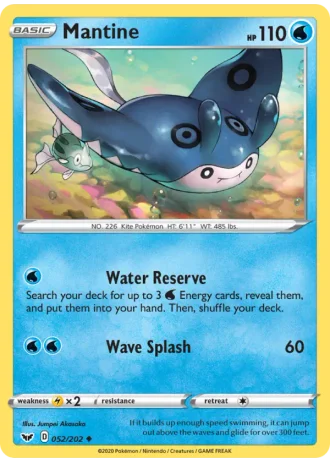 Mantine #52/202 — Sword & Shield