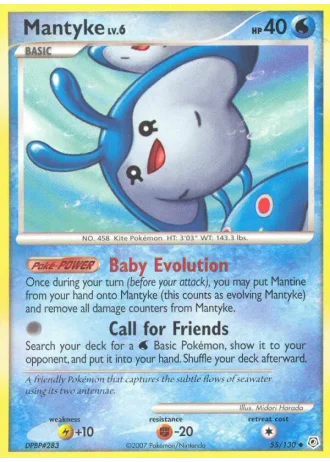 Mantyke #55/130 — Diamond & Pearl