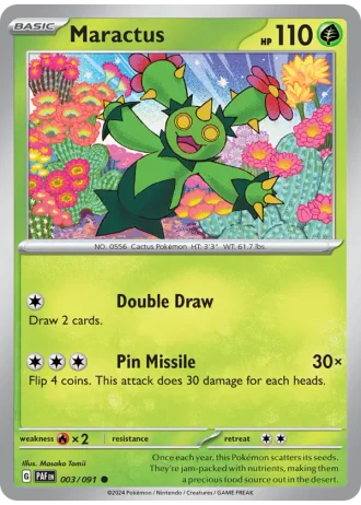 Maractus #003 — Paldean Fates