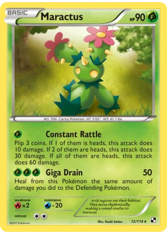 Maractus #12 — Black & White