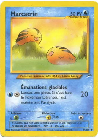 Marcacrin (première édition) #84/105 — Neo Destiny (1ère Édition)