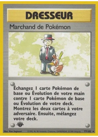 Marchand de Pokémon #77/102 — Set de Base