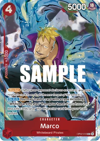 Marco (OP02-018) (Alternative Art) — Paramount War (OP02)