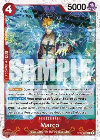 Marco (OP02-018) (Full Art) — ONE PIECE CARD THE BEST (PRB01)
