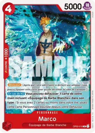 Marco (OP02-018) (Jolly Roger Foil) — ONE PIECE CARD THE BEST (PRB01)