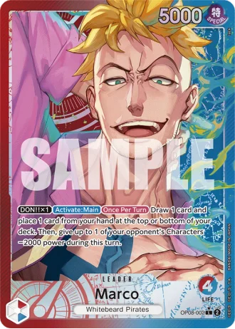 Marco (OP08-002) (Alternative Art) — Two Legends (OP08)