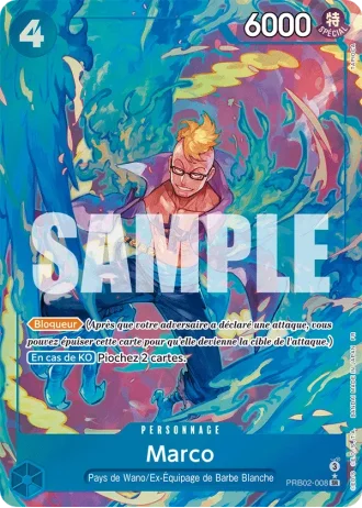 Marco (PRB02-008) (Special Rare) — ONE PIECE CARD THE BEST vol.2 (PRB02)