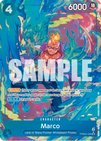 Marco (RB02-008) (Alternative Art) — One Piece Card The Best Vol.2(PRB02)