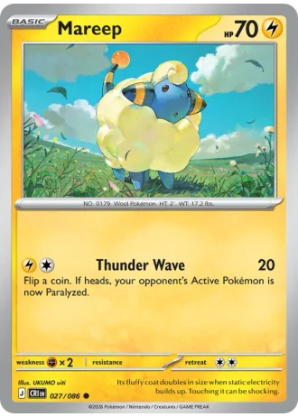 Mareep #027/86 — Chaos Rising