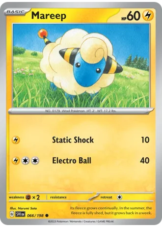 Mareep #066 — Scarlet & Violet